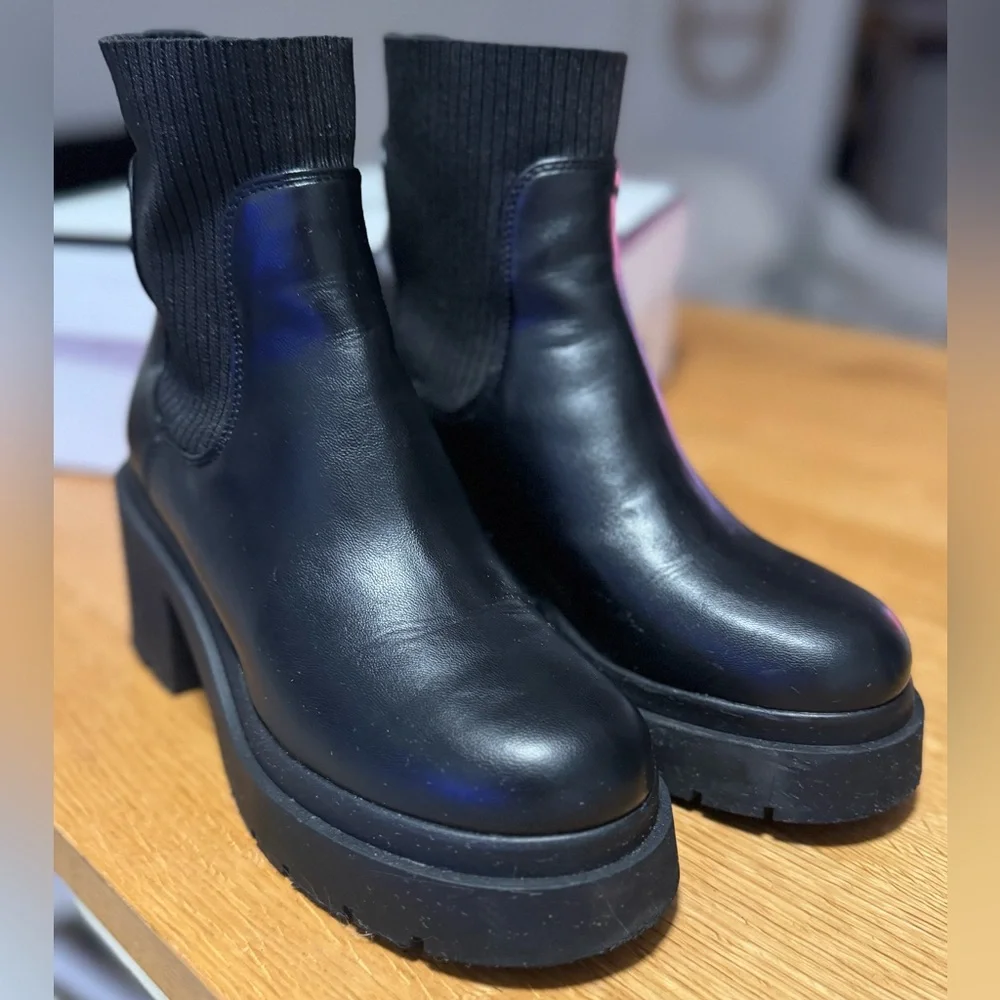 Steve Madden KOA Black Boots – Size 6.5 - Picture 2 of 6